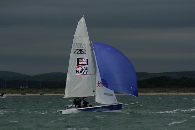 Navy Blue Kite - Inter Services Gold Cup and 2000 Millenium Series Open © Clive Grant